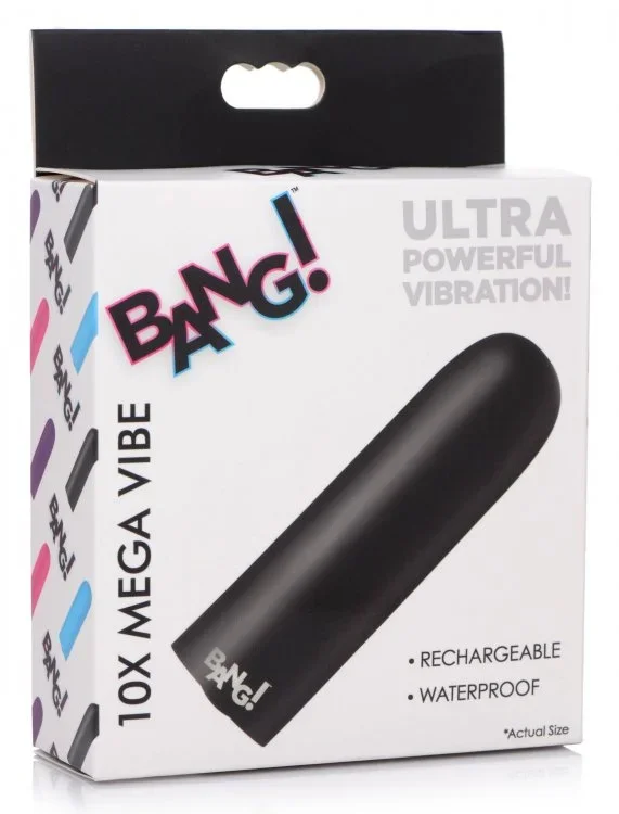 10x Mega Vibrator – Black