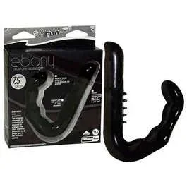 13,5 x 2,5 cm Ebony Prostate Massager – Prostata-Vibrator | AKTION