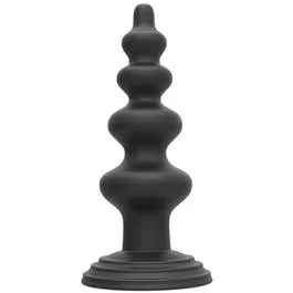 13 x 2,2 – 4,4 cm Zenn Bim Bam Line Anal Silicone Plug – black