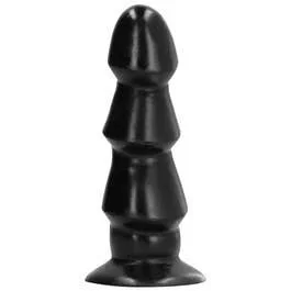 17 x 4 – 5 cm FAT TONY Triple Header Buttplug schwarz