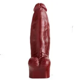 18,5 cm x 5,3 cm – Beefcake – XS – Soft – blood red