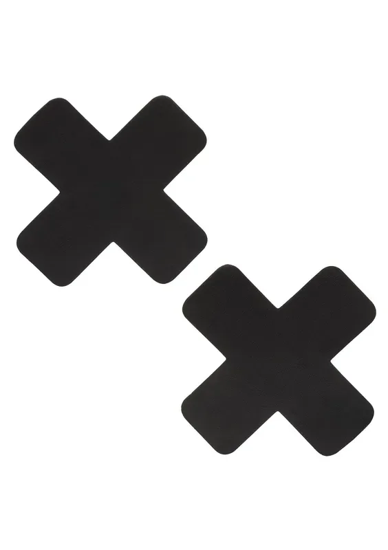 2 kreuzförmige Nippelpasties