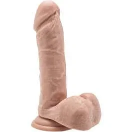 20 x 4,3 cm ToyJoy Get Real Dildo 7 inch with balls flesh
