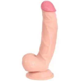 21 x 4,3 cm COXXX Christopher Dildo mit starkem Saugfuß flesh