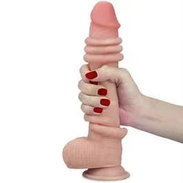 23 x 4 cm Lovetoy Sliding-Skin Dong Dildo flesh