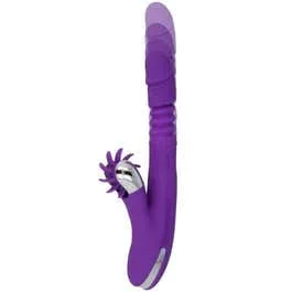 24 x 3,4 cm Fun Function Bunny Funny Up & Down 2.0 Stoßvibrator – purple