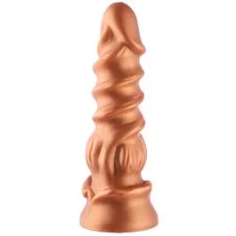 24 x 6 cm – Screw you! – Fantasy-Drilldo – copper
