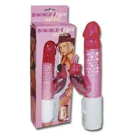 25 x 4 cm Perlenvibrator Sparkling Rabbit | AKTION
