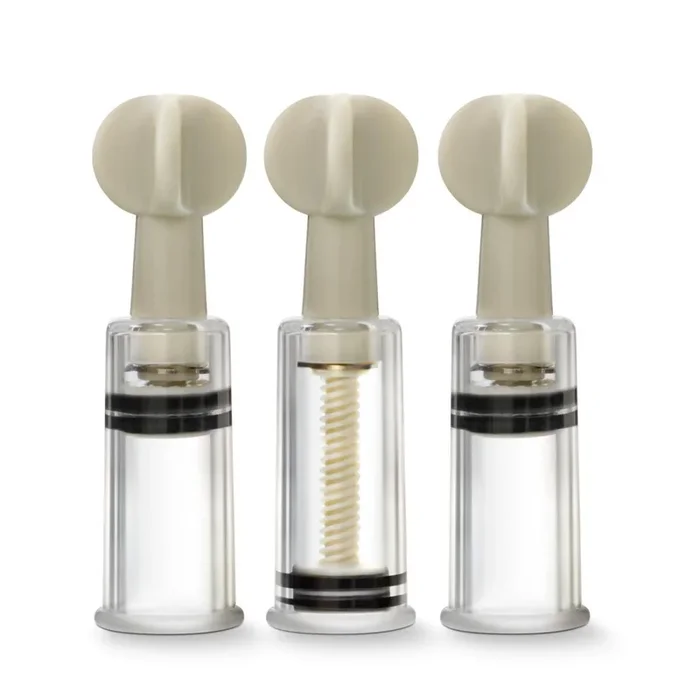 3-teiliges Nippel- und Klitorissauger Set, transparent