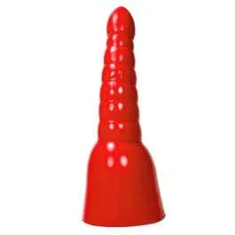 34 x 11 cm Dildo Draco red