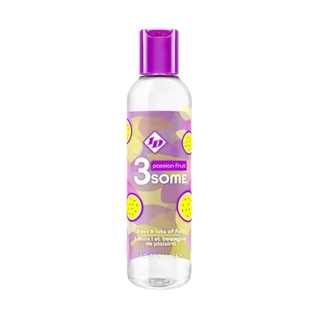 3some 3-in-1 Lubricant – Passion Fruit – 4 Fl. Oz.