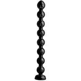 50 x 4,8 cm Hosed Beaded Anal Snake Analdildo black