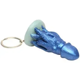 7,2 x 2,7 cm – Cocktopus – Dildo-Schlüsselanhänger – blue