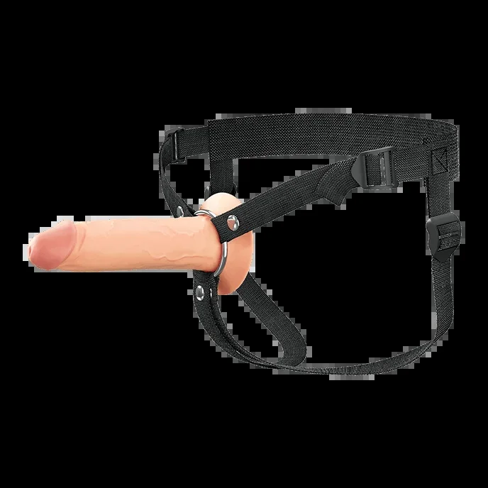 ‚7 Inch Hollow Silicone Strap-On‘, 18,5 cm