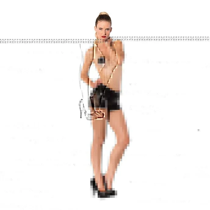 ‚Datex & Mesh Lace Up Short‘