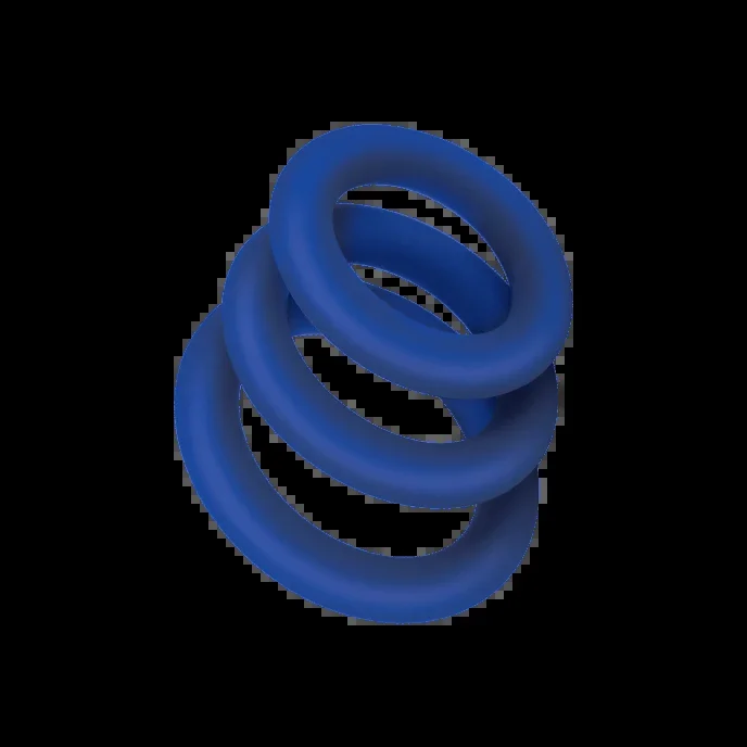 ‚Extra Thick Cock Ring‘, 3 Stück, 3,2 ‑ 4,2 cm