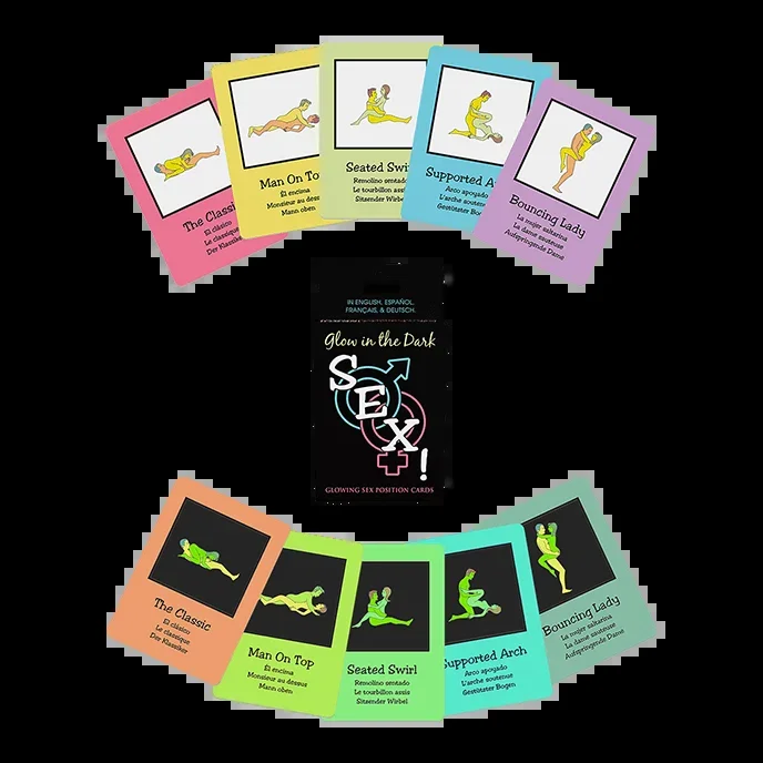 ‚Glow-in-the-Dark Sex! Cards‘