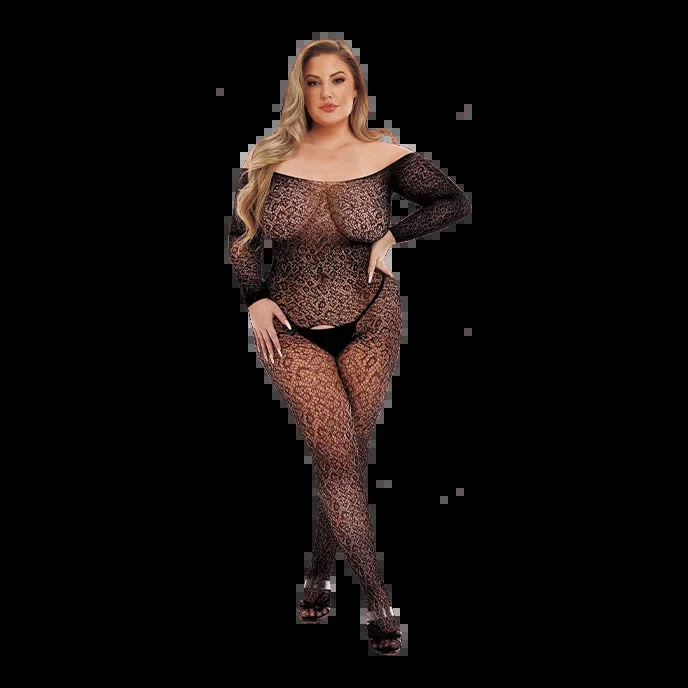 ‚Long Sleeve Lace Bodystocking‘
