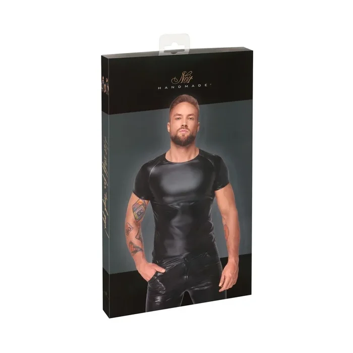 „Powerwetlook“ – Herren Shirt – Noir