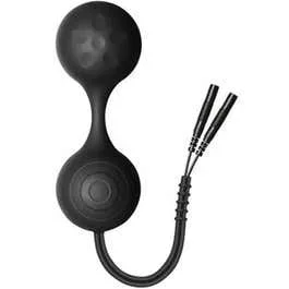 9,5 x 3,5 cm ELECTRASTIM – Lula Silicone Noir Kegel Balls black