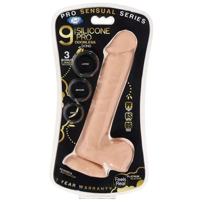 9 Silicone Pro Odorless Dong – Flesh