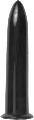 All Black Dildo konisch – schwarz