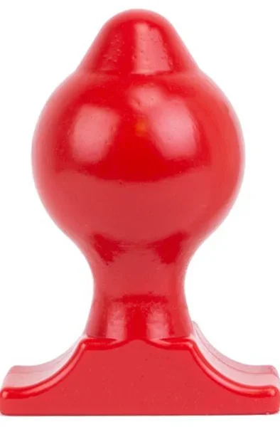All Red Vinyl-Analplug 17 cm