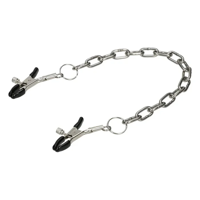 Alligator Klemmen mit Kette – Edelstahl