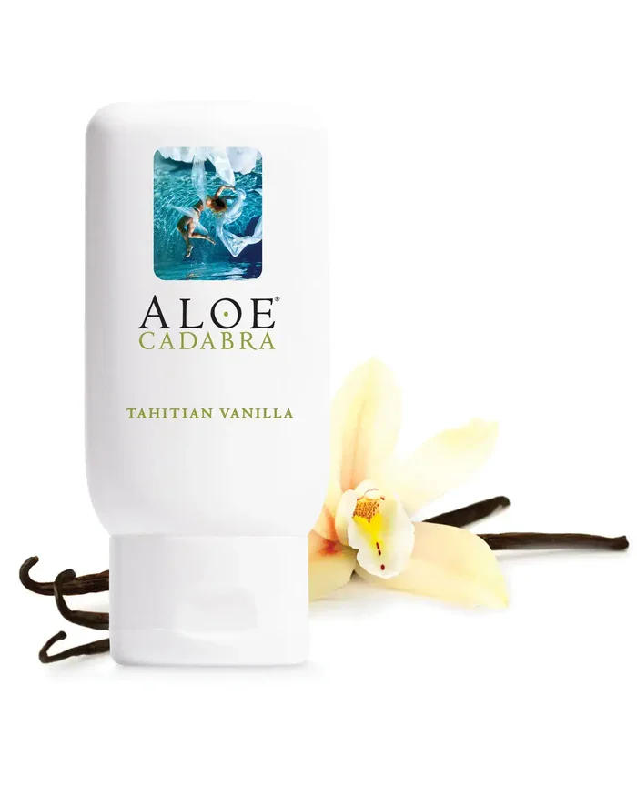 Aloe Cadabra Organic Lubricant – 2.5 oz Bottle Tahitian Vanilla