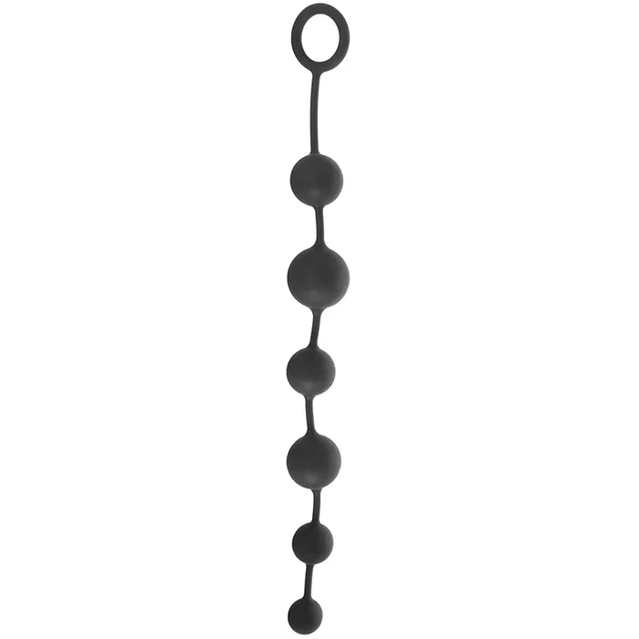 Anal Adventures Platinum Large Silicone Anal Beads