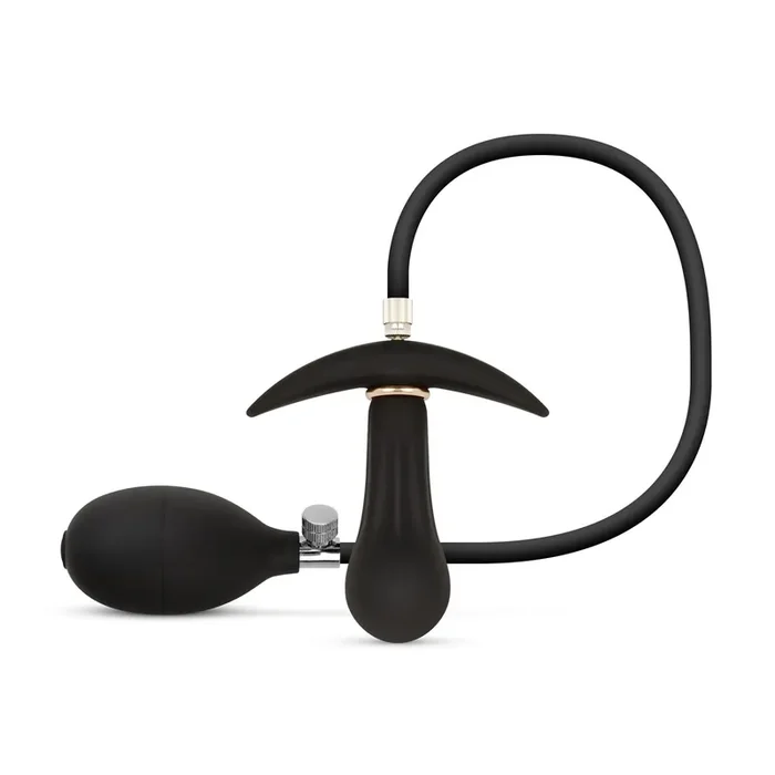 Anal Collection – Aufblasbarer Butt Plug mit Pumpe 8 cm – Schwarz