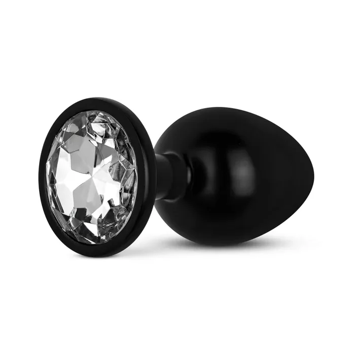 Anal Collection -Aluminium Metal Butt Plug S – Schwarz/Silber