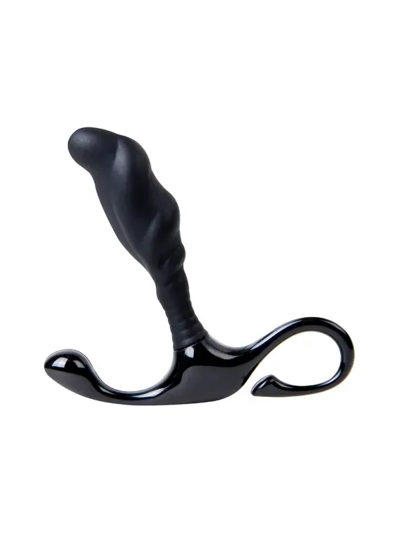 Anal-Plug mit besonders geformten Schaft – Schwarz