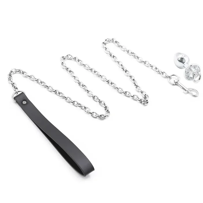 Anal-Plug mit Kettenleine