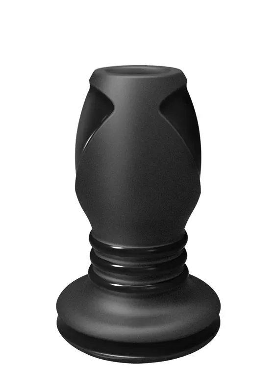 Anal-Plug mit Öffnung Klein – schwarz