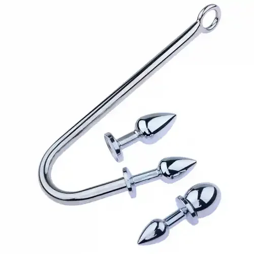 Analhaken mit austauschbaren Plugs