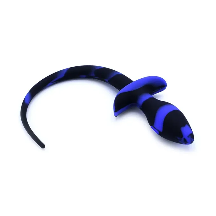 Analplug ‘Dog Tail‘ schwarz/blau