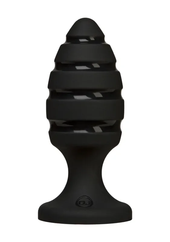 Analplug mit abgestufter Reizstruktur – schwarz