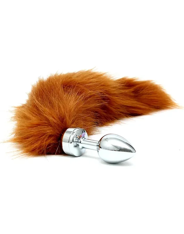 Analplug mit braunem Foxtail