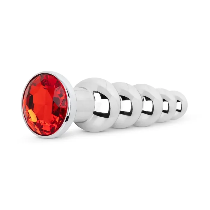 Analplug mit Edelstein – Rot