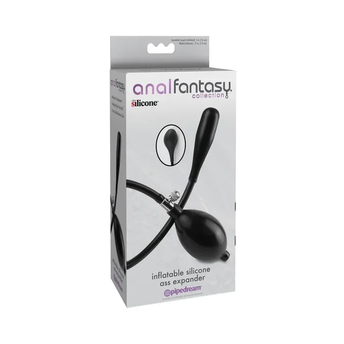 Analplug mit verjüngter Spitze – Pumpball & Ablassventil