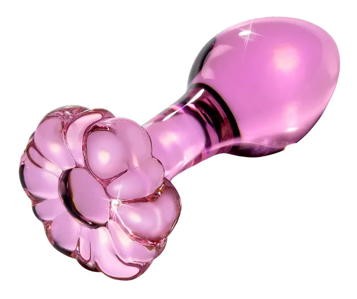 Analplug „No. 48“, 8,9 cm, aus Glas Icicles