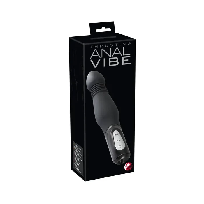 Analvibrator mit Stoßfunktion – 7 Vibrationsmodi – Schwarz