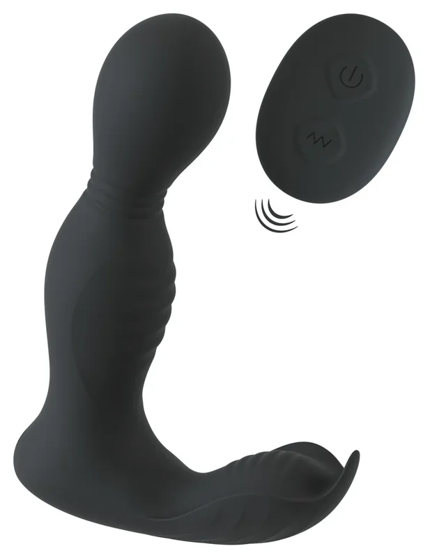 Analvibrator „RC Butt Plug with 2 Functions“ mit Rotation Rebel