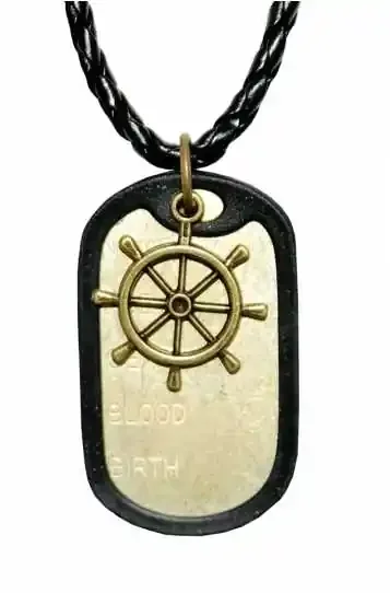 Anhänger – Dogtag mit Steuerrad