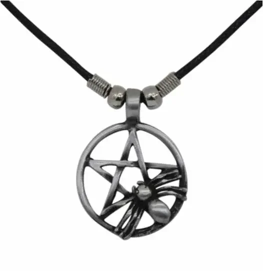 Anhänger – Pentagramm und Spinne
