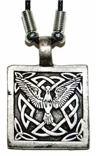 Anhänger – Quadrat mit Tribal