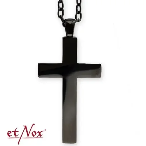Anhänger ‘Big Plain Cross‘ schwarz