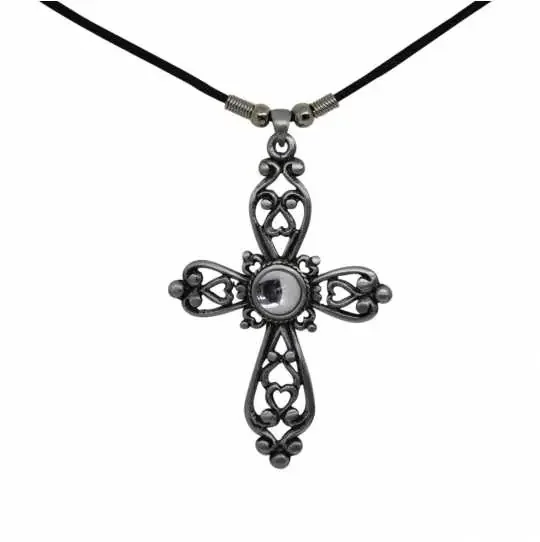 Anhänger- Kreuz mit Herzen
