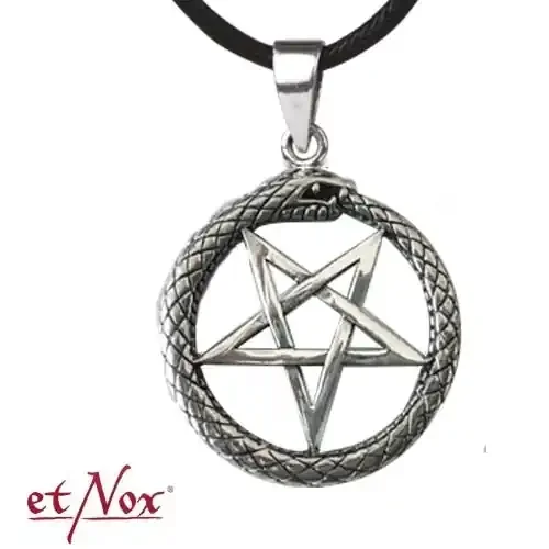 Anhänger ‘Schlangen-Pentagramm‘ Silber